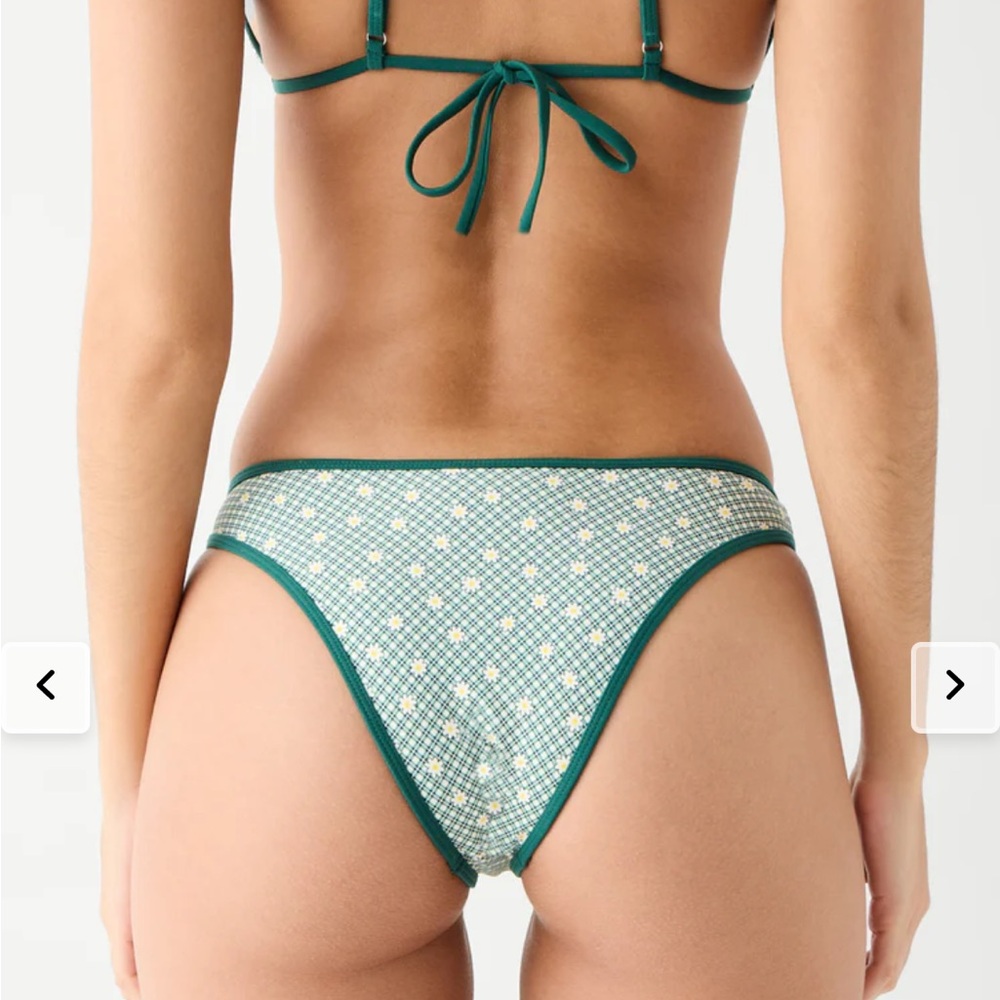 NWT Frankie’s Bikinis Coastal Dove Bottom in Orchard Picnic in Small